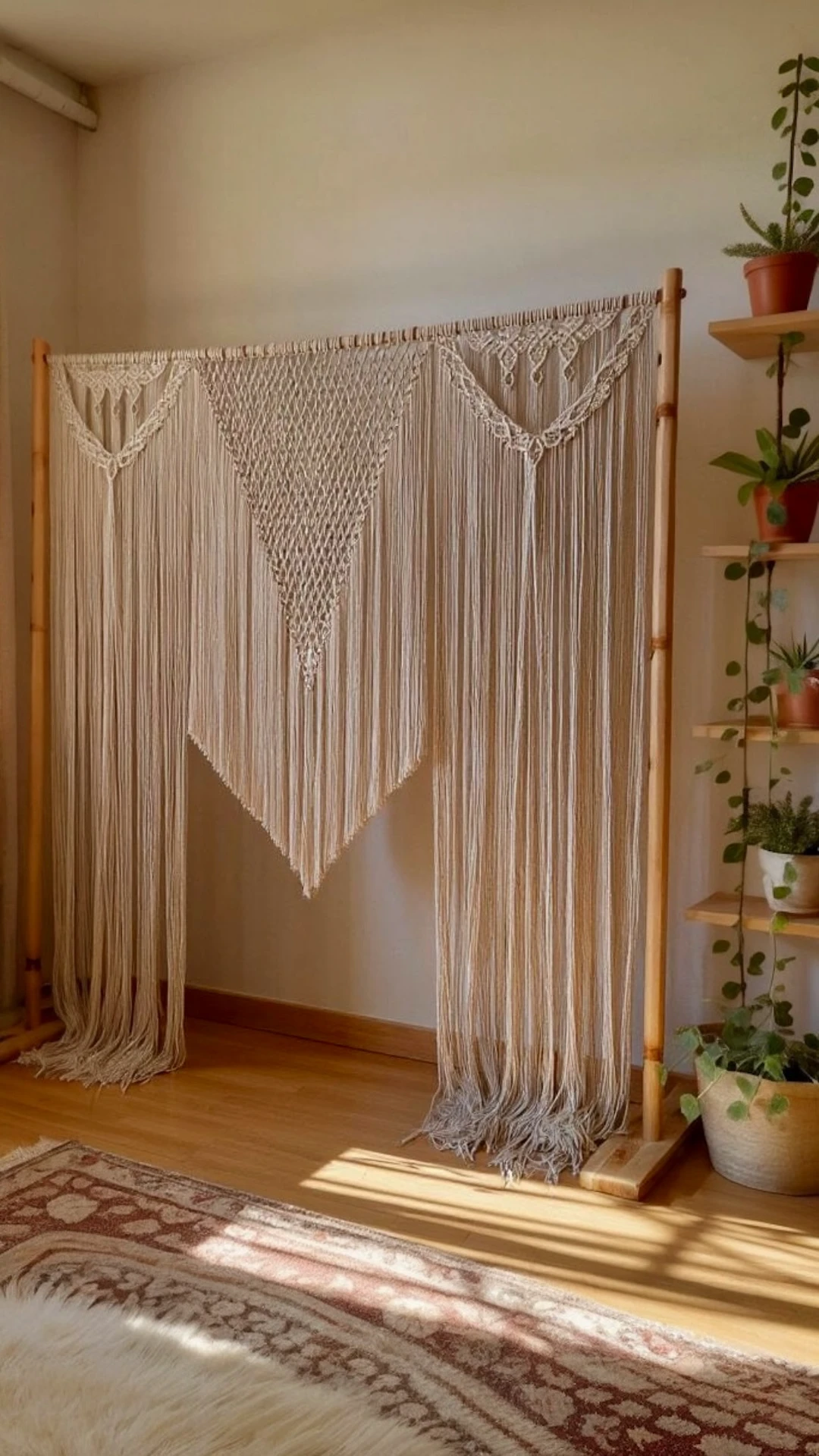 180x200 Makrome Perde, Backdrop, Nikah Nişan Arka Fon