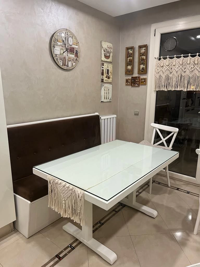 Linen Kumaş Makrome Runner, Masa Örtüsü